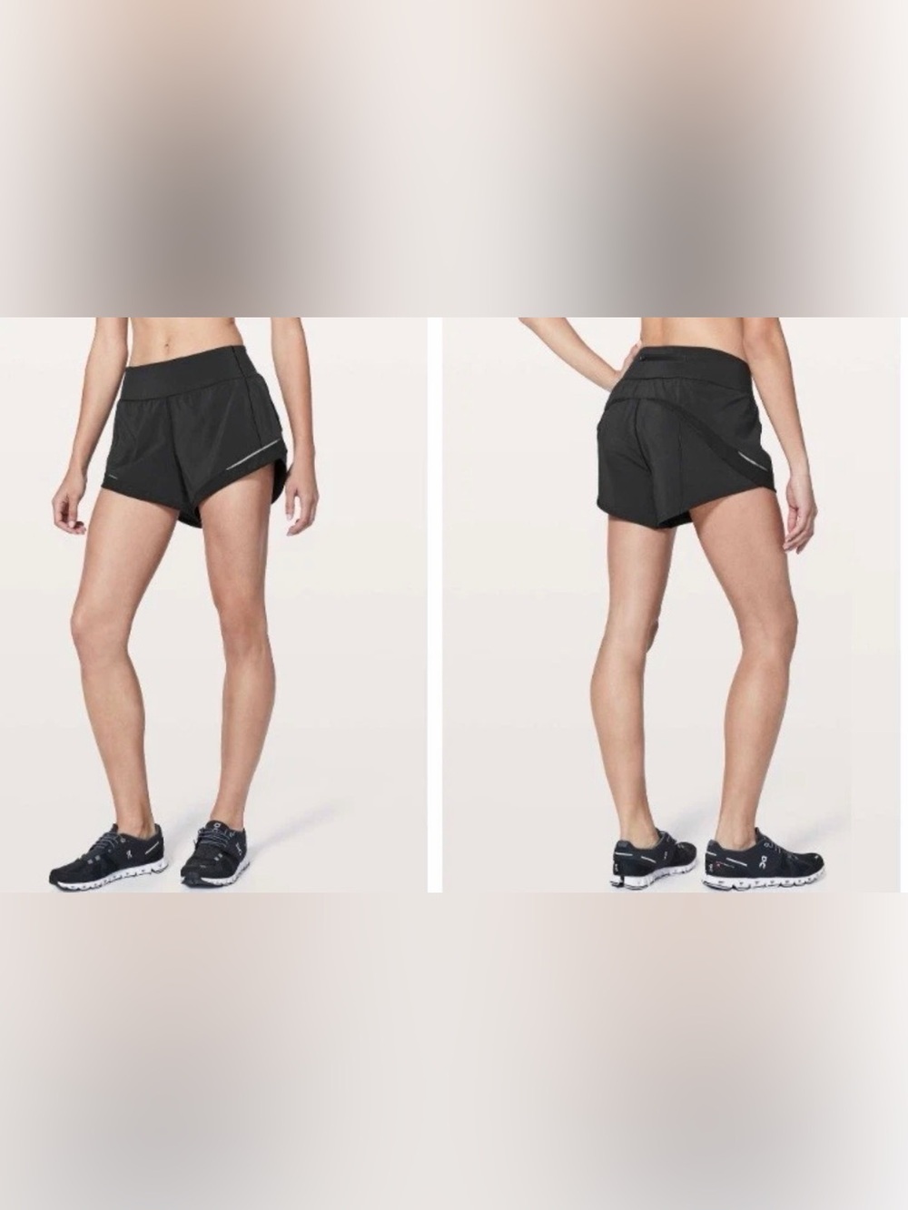 Lululemon Women's Gait Keeper
Short 3.5" Inseam Lined Black Reflective Sz 4 - Picture 8 of 8